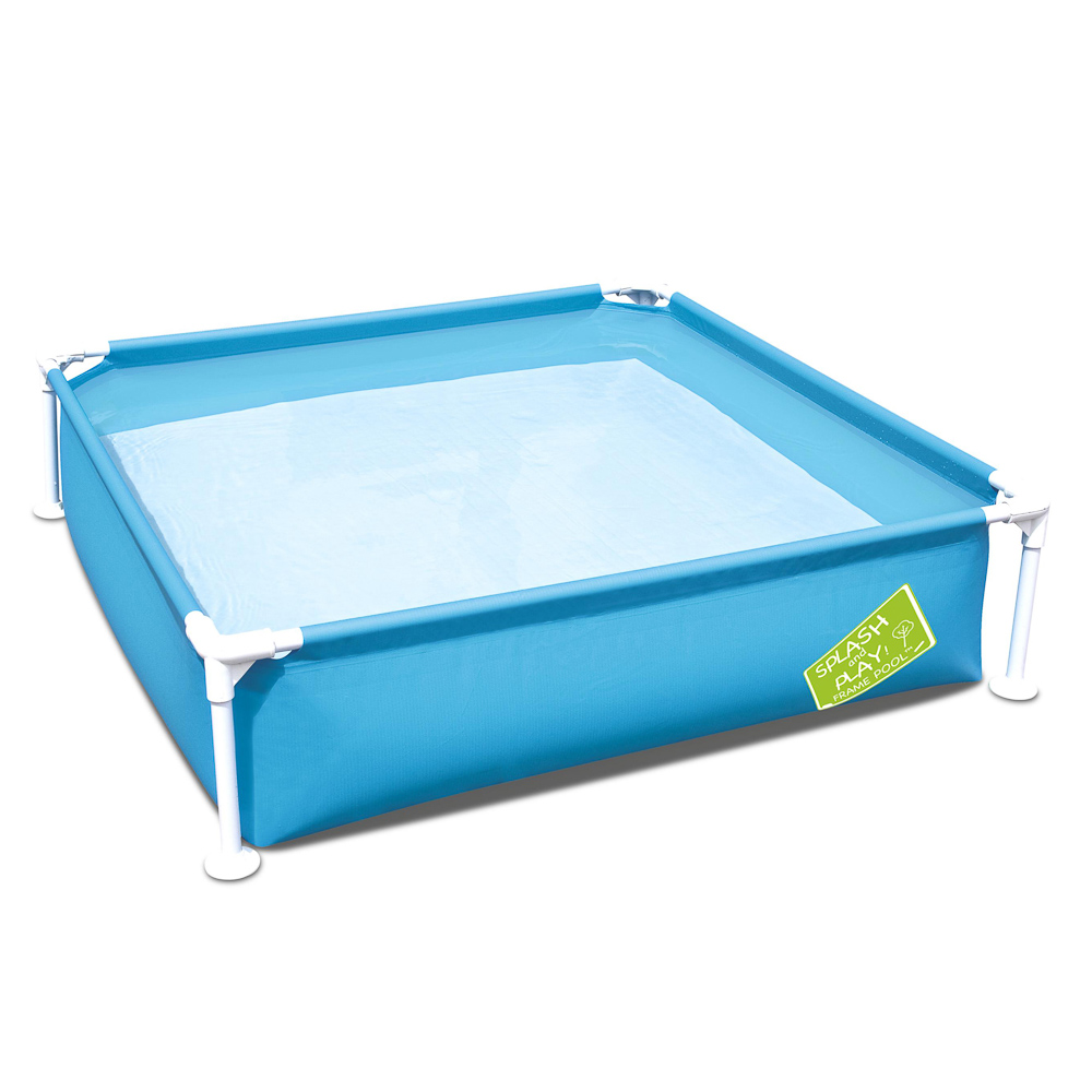 Бассейн каркасный прямоугольный со стальным 17803 1,88м*1,27м*42см