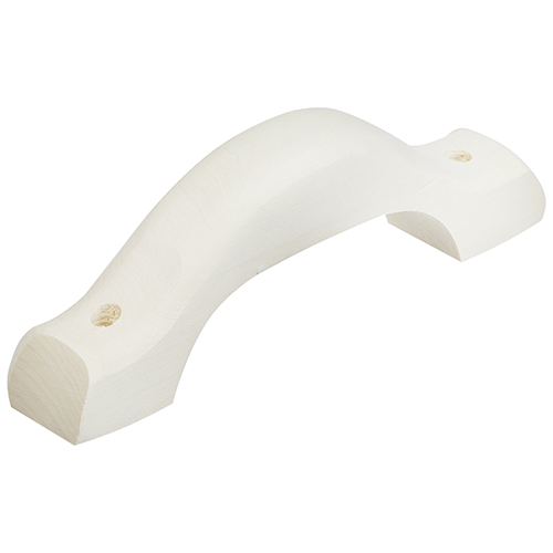 Ручка для бани дверная дерево плоская