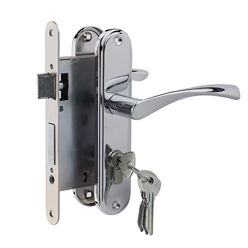 Замок врезной ЗВ4-55.27 ОМЕГА (хром)