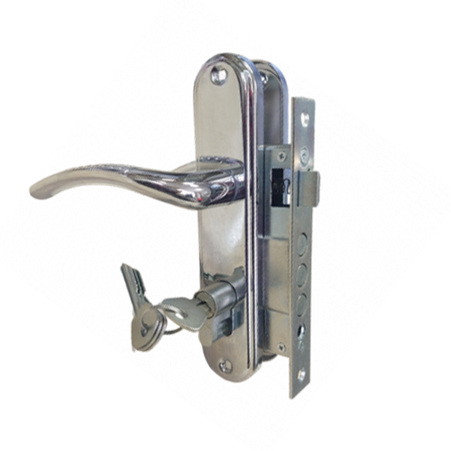 Замок врезной ЗВ4-60.23 ОМЕГА (ант. бронза)