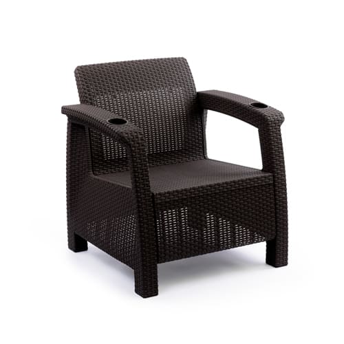 Кресло плетенка (зеленый)