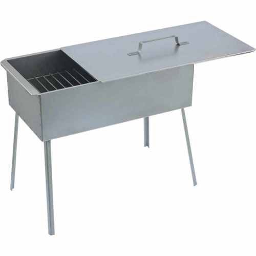 Коптильня двухъярусная большая 500х270х175мм сталь 0,8мм