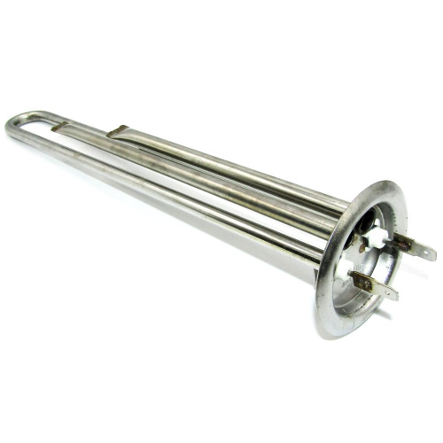 Тэн 1,3кВт нерж ИТА M4 под анод (L-250мм, 2 трубки для термостата и термозащиты)