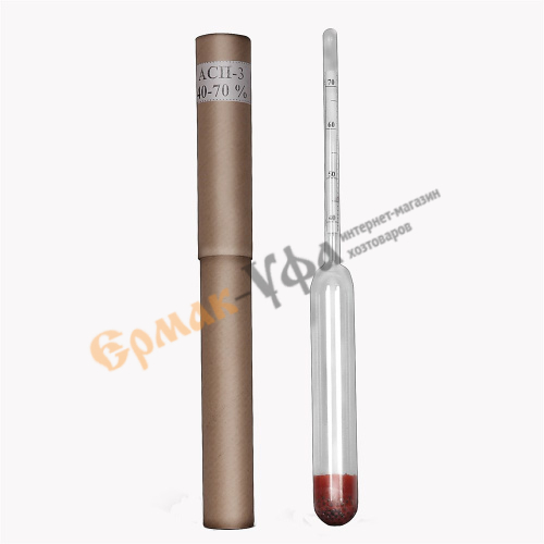 Спиртомер лабораторный от 40 до70