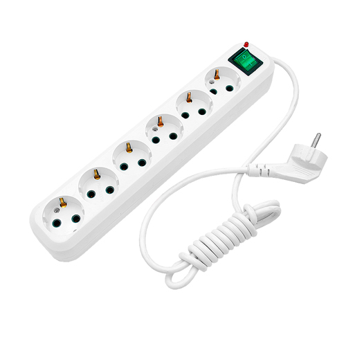 Сетевой фильтр УНИВЕРСАЛ с выключ. ПВС 3*1 3гн 2м