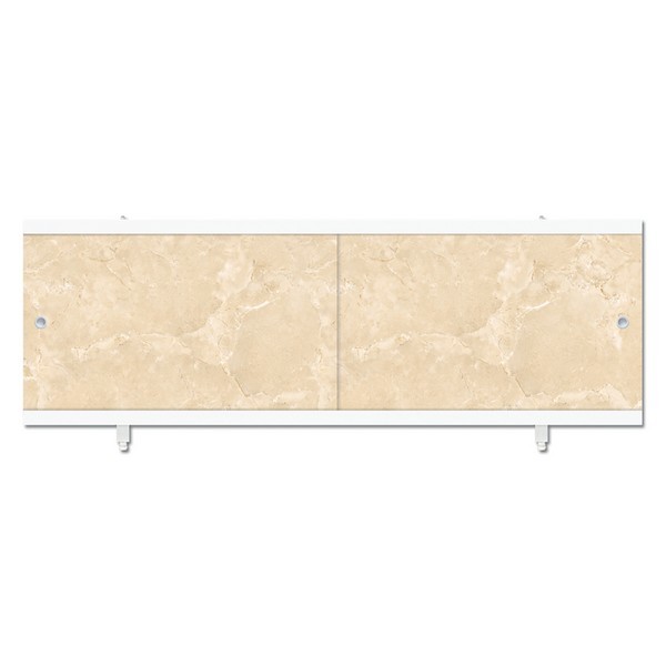 Экран под ванну 1,50*0,50 (св-роз.мрамор) Стандарт