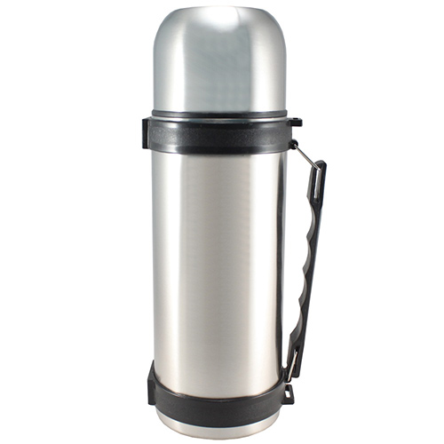 Термос стальн. 1л, с ручкой. с широким горлом