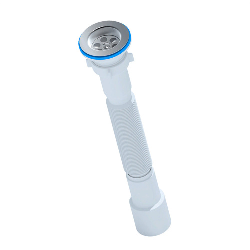 Сифон 1 1/2" 50 для душевого поддона АНИ E410CLS клик-клак, хром