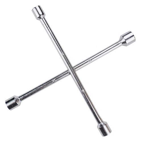 Ключ балонный крестовой 17-19-21-23мм 14 усиленый сатин ЕРМАК