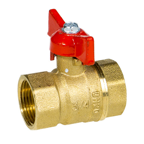 Кран шар 3/4 ш/ш бабочка