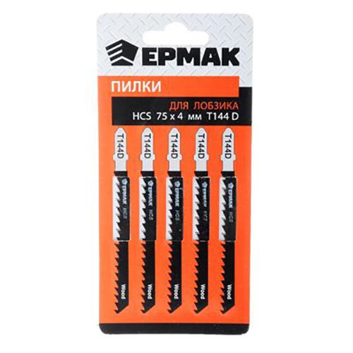 Пилки для лобзика Ермак HCS EU 75x4 mm T-101D