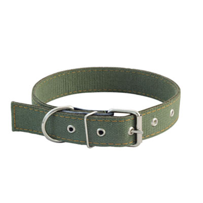 Ошейник 30мм для собак,кожа/брезент