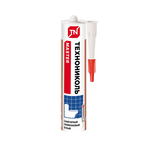 Герметик Силиконовый Санитарный белый 280мл ТЕХНОНИКОЛЬ