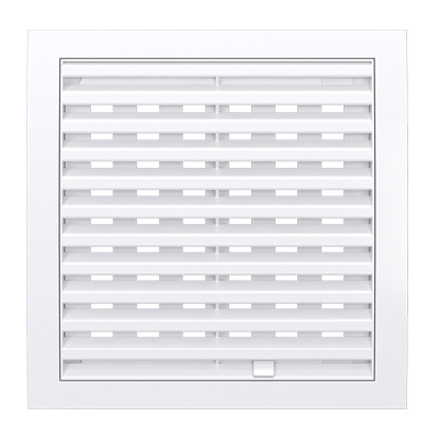 Решетка вентиляционная регулируемая 220х220мм (МД2222Р),белая