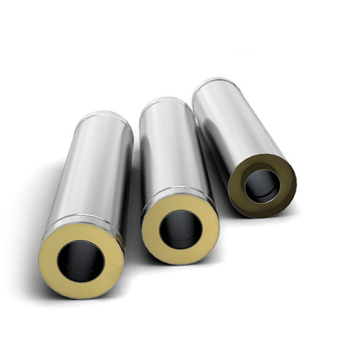 Труба-Сэндвич 200*115*1000 Оц 0,5мм+Нм 1мм для дымохода