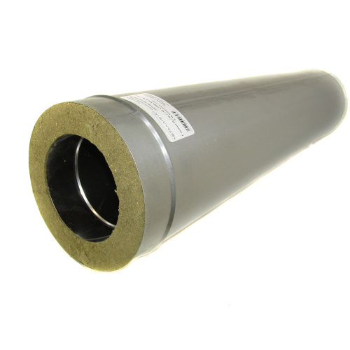 Труба-Сэндвич 230*130*1000 Оц 0,5мм+Нм 0,5мм для дымохода