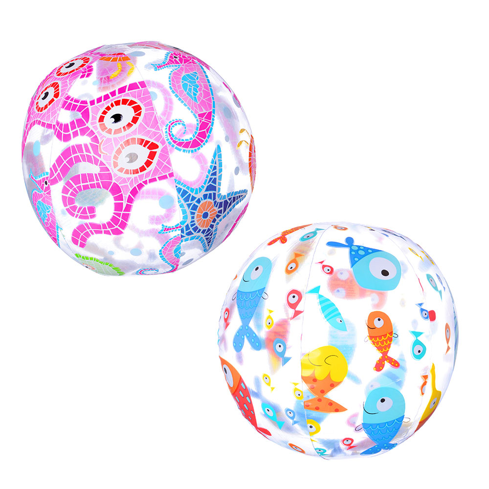 Мяч пляжный надувной 51см (Морские обитатели )