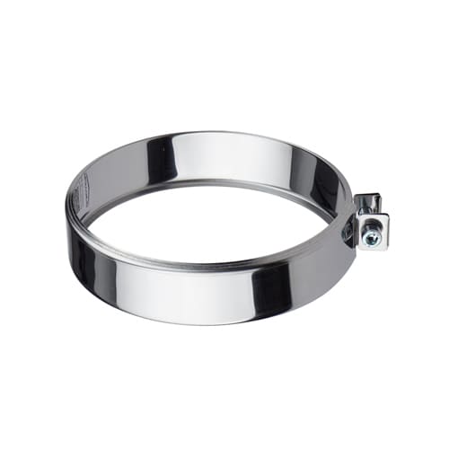 Хомут для дымохода 130 Нз 0,5мм нержавейка