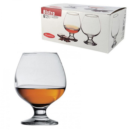 Бокал 265мл БИСТРО 6шт (коньяк)