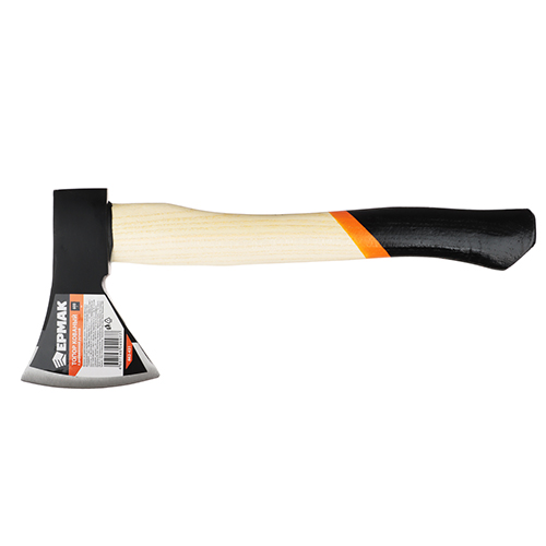 Топор 600гр с фибергласовой двухкомпонентной ручкой кованый ЕРМАК