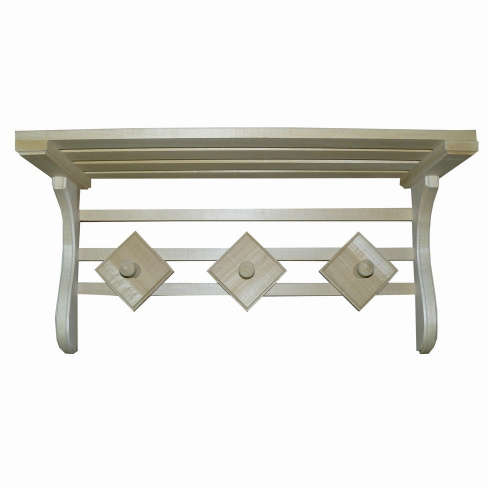 Вешалка банная 4 крючка  "Пустячок", липа Банный мастер