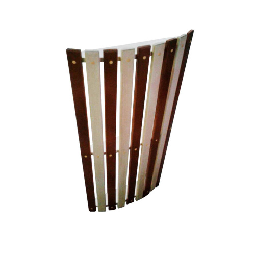 Абажур для бани круглый угловой(зебра), липа Банный Мастер