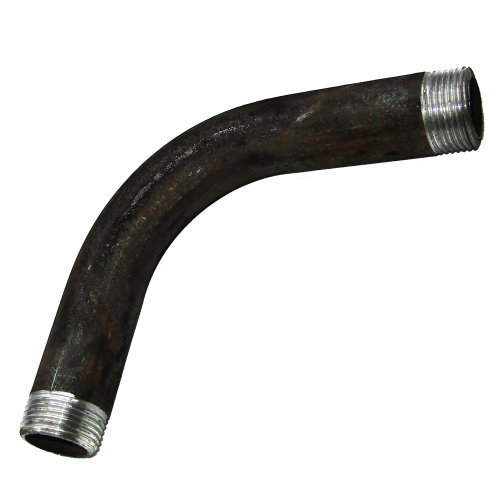 Отвод с резьбой (с обеих сторон) 1/2 черн