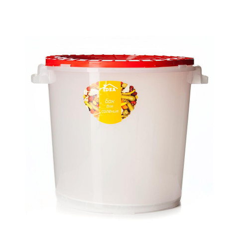 Бак для соления пластмассовый 25л с диском для гнета М2406