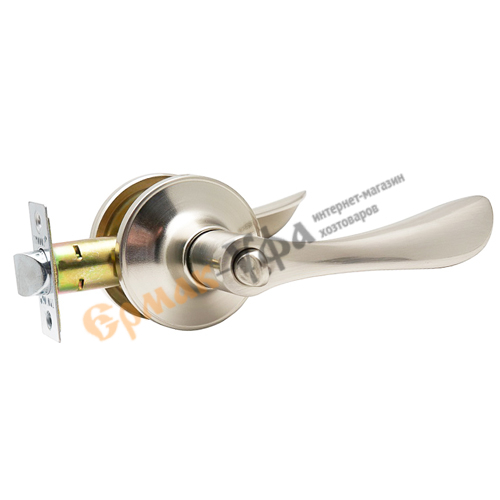 Ручка защелка ЗВ3-03 с фиксатором универсальная Trodos (бронза)