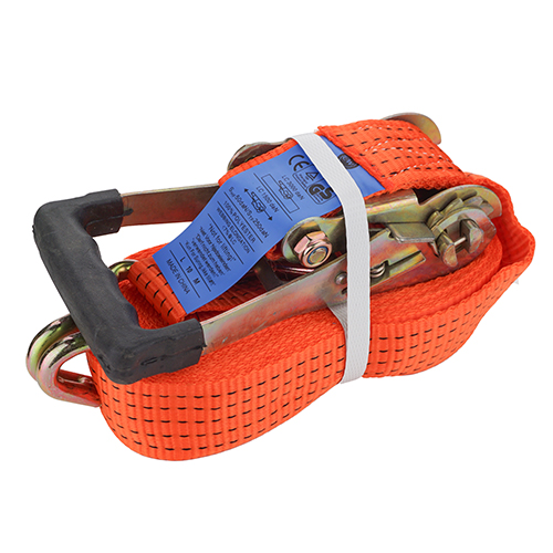 Стяжка груза с храповиком 4м 100мм, ширина ленты 25мм (500/900кг)