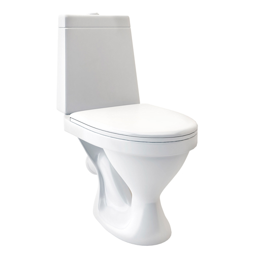 Унитаз-компакт Прайм (белый,ниж/подвод воронкообразный косой выпуск)