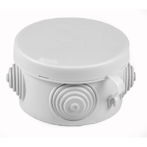 Коробка Распаячная ОП 80х80х50мм, крышка, IP54, 7вх.