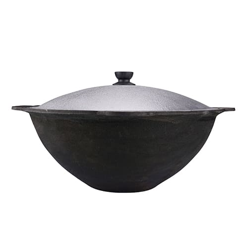 Казан 16,0 л чугунный, с алюминевой крышкой, плоское дно Узбекистан г.Намаган