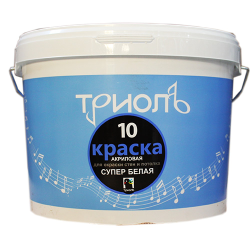 Краска интерьерная 1,4кг (ДАРАДА) ГОСТ акриловая белоснежная