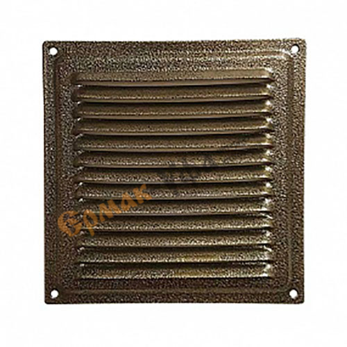 Решетка вентиляционная 150*150 метал с сетк,ВРС,медь,ЭВЕНТ