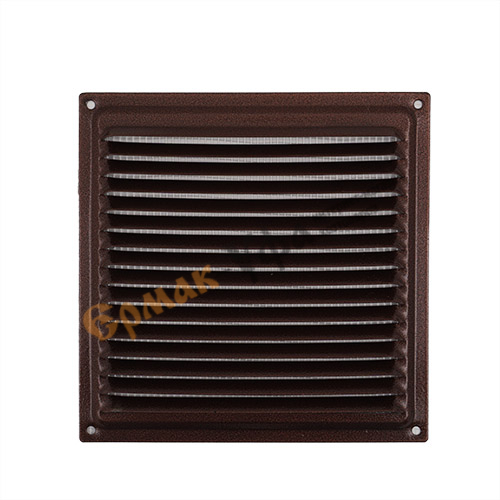 Решетка вентиляционная 175*175 метал.сетка,медь Эвент