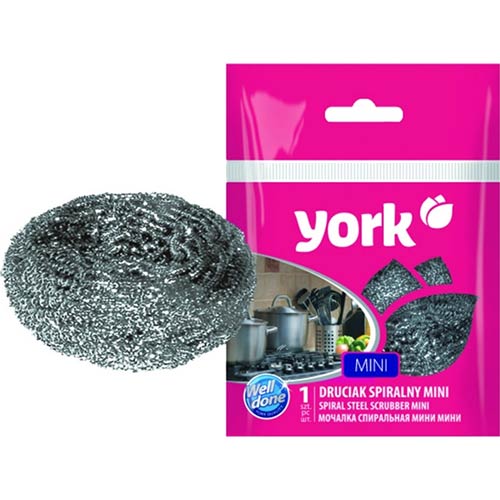 Губка для посуды 3шт медная YORK