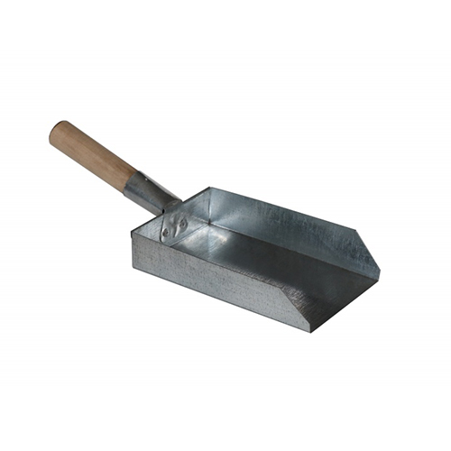 Совок оцинкованный с деревянной ручкой L-350мм