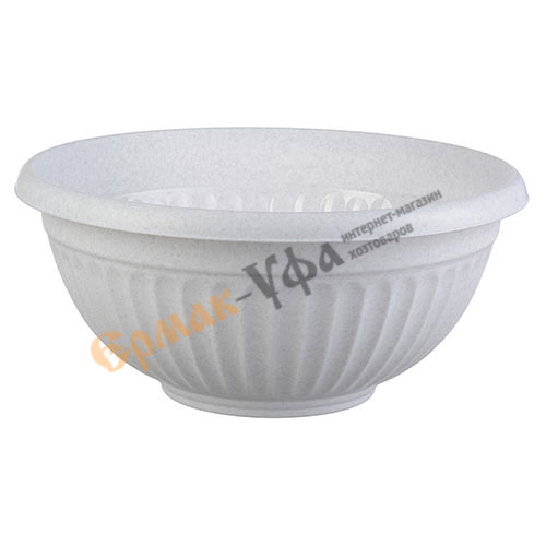 Кашпо миска Ливия d-500 мраморный 20л