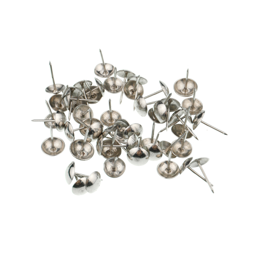 Гвозди мебельные латунь большие /500