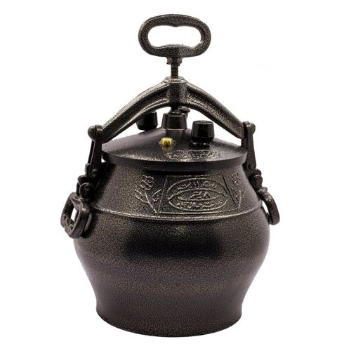 Казан Афганский черный с боковыми ручками (8-6л)