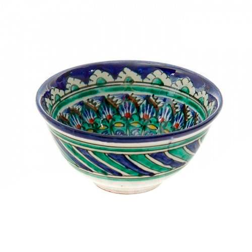 Тарелка пиала 15,5см Узбекистан (ручная роспись)