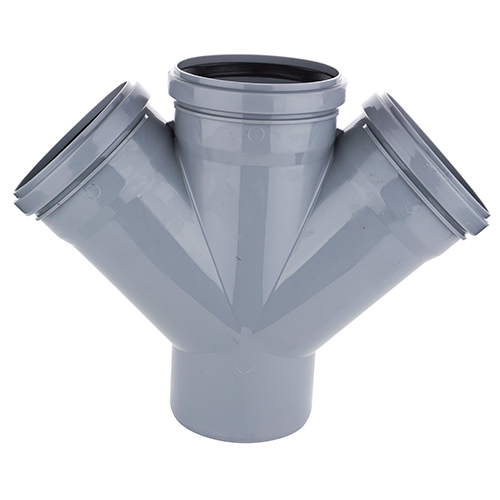 Крестовина одноплоскостная 110х110х110мм 87гр полипропилен