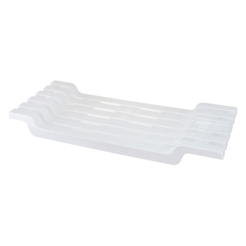 Полка на ванну раздвижная белая 600*150*130мм BQ1681БЛ