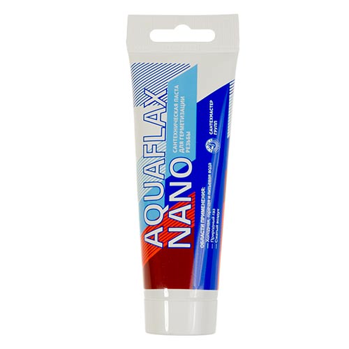 Паста сантех.для герметизации резьбы Aquaflax nano, 30 гр тюбик