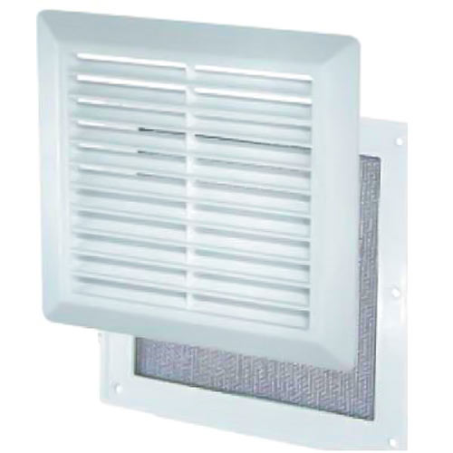 Решетка вентиляционная 230х230мм разъемная с москитной сеткой прям.жал.Э2323Р Эвент