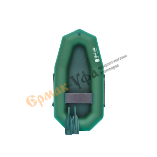 Лодка Муссон 2900 без привала зеленый