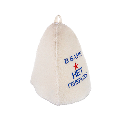 Шапка д/бани Не парь мозги