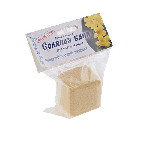 Соляные брикеты  д/бани и сауны аромат жасмина 200гр