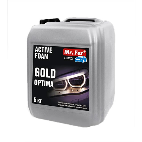 Автошампунь Mr.Far Auto Gold Optima для бесконтактной мойки 5кг